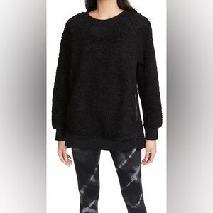 Varley Black Fleece Sweatshirt Pullover
